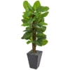 Nearly Natural 5-ft Large Leaf Philodendron Artificial Plant In Slate Planter (Real Touch) -Fresh Plant Store GUEST 08dc2b73 c658 4c2a 9f70 d77570d85513