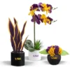 Forever Leaf LSU Artificial Snake, Orchid And Hydrangea Plants 3-Pack Bundle, Indoor Artificial Plant For Home Decor -Fresh Plant Store GUEST 1e9e2fe3 97c1 4e32 897f 690ff6cc3188