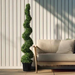 Forever Leaf 48" Spiral Boxwood In Black Pot (2 Pack), Indoor Artificial Plant For Home Decor 9 Forever Leaf 48" Spiral Boxwood In Black Pot (2 Pack), Indoor Artificial Plant For Home Decor -Fresh Plant Store GUEST 24b2cb54 74db 4939 a605 6af01f44112b