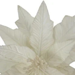 Northlight 24" Cream Glittered Poinsettia Christmas Stem Spray -Fresh Plant Store GUEST 3cbf2aed fb02 425c bbb0 b8ed3969ebc8