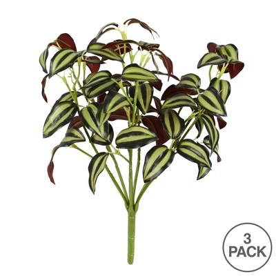 Vickerman 12.5" Artificial Spiderwort Bush 2 Vickerman 12.5" Artificial Spiderwort Bush - Image 2