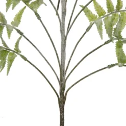 Vickerman 33.5" Light Green Artificial Jungle Fern Leaves Spray, 2 Per Bag.