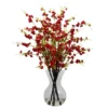 Nearly Natural Cherry Blossoms With Vase Arrangement, Red 4 Nearly Natural Cherry Blossoms With Vase Arrangement, Red -Fresh Plant Store GUEST 6b00ffc2 98f0 4d29 8067 a2adab60d8ae