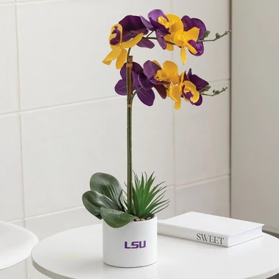 Forever Leaf LSU Artificial Snake, Orchid And Hydrangea Plants 3-Pack Bundle, Indoor Artificial Plant For Home Decor 9 Forever Leaf LSU Artificial Snake, Orchid And Hydrangea Plants 3-Pack Bundle, Indoor Artificial Plant For Home Decor - Image 9
