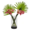 Nearly Natural 27-in Calla Lily And Fan Palm Artificial Arrangement In Cylinder Glass Vase 7 Nearly Natural 27-in Calla Lily And Fan Palm Artificial Arrangement In Cylinder Glass Vase -Fresh Plant Store GUEST 80c33cd1 d0ea 460f 9f7a 444b3a74e720