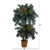 Nearly Natural 5-ft And 3-ft Double Sago Palm Artificial Tree With Basket 11 Nearly Natural 5-ft And 3-ft Double Sago Palm Artificial Tree With Basket -Fresh Plant Store GUEST 86c6330a 9d3c 4f37 ba10 ed076745b54f