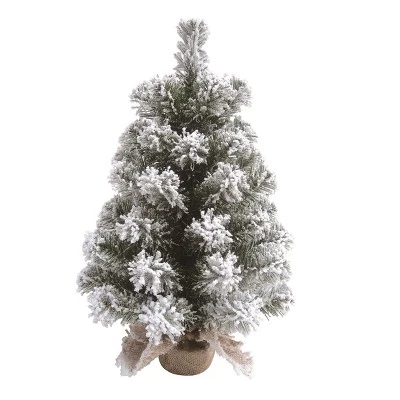 Transpac Artificial 18 In. Multicolor Christmas Snow Colorado Tree With Bagged Stand 1 Transpac Artificial 18 In. Multicolor Christmas Snow Colorado Tree With Bagged Stand
