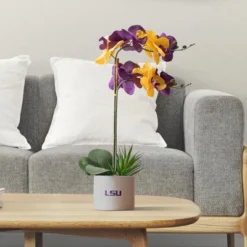 Forever Leaf LSU State Faux Orchid, Indoor Artificial Plant For Home Decor 9 Forever Leaf LSU State Faux Orchid, Indoor Artificial Plant For Home Decor -Fresh Plant Store GUEST c9532d61 5552 4e1a b6dd 0611d8cda568