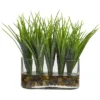 Nearly Natural 9-in Vanilla Grass Artificial Plant In Oval Vase -Fresh Plant Store GUEST d19acf2d b2ff 4ca4 a18d c3f1fd85f5aa