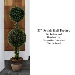 Artificial Podocarpus-36” Double Ball Style Faux Plant In Sturdy Pot-Realistic Indoor Or Outdoor Potted Shrub-Home Decor By Pure Garden 5 Artificial Podocarpus-36” Double Ball Style Faux Plant In Sturdy Pot-Realistic Indoor Or Outdoor Potted Shrub-Home Decor By Pure Garden -Fresh Plant Store GUEST da0c3f3d 5aea 41fd b5e5 22454e9371ef