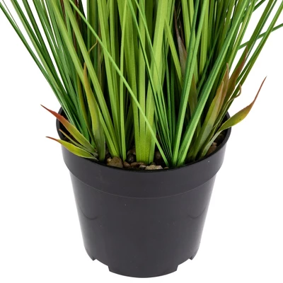 Northlight 27" Artificial Onion And Pampas Grass In Black Pot 5 Northlight 27" Artificial Onion And Pampas Grass In Black Pot - Image 5