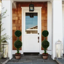 Artificial Podocarpus-36” Double Ball Style Faux Plant In Sturdy Pot-Realistic Indoor Or Outdoor Potted Shrub-Home Decor By Pure Garden 6 Artificial Podocarpus-36” Double Ball Style Faux Plant In Sturdy Pot-Realistic Indoor Or Outdoor Potted Shrub-Home Decor By Pure Garden -Fresh Plant Store GUEST e2123f5f f7db 4c66 b115 bc5e22c473ea