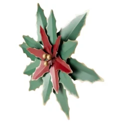 Northlight 14" Small Green And Red Metal Poinsettia Christmas Wall Hanging -Fresh Plant Store GUEST ec768240 0037 4d00 b784 e52d2b910b20