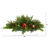 Nearly Natural 24-in Cedar Pine, Pinecones And Ornaments Artificial Christmas Arrangement In Tin Vase -Fresh Plant Store GUEST f5a2f5bc aac3 4116 8436 e312580ed08a