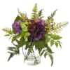 Nearly Natural 14-in Hydrangea & Berry Artificial Arrangement -Fresh Plant Store GUEST fb63508b 10b7 4f8b 9009 055d3b179e57