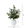 Nearly Natural 24-in Artificial Eucalyptus Leaves Arrangement With Ceramic Planter -Fresh Plant Store GUEST ffd96baf dcef 40cc 940d 326c5882f85f